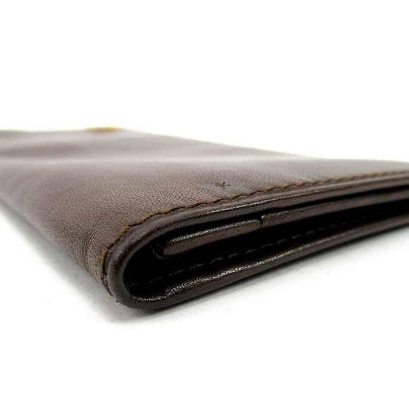 dunhill Long Bill Compartment Leather Authentic Used - Picture 4 of 6